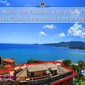 Welcome Riviera - Attico San Faustino 165 Mq Piu 110 Mq Di Terrazza- In 700 ,vista Mare Strepitosa-100 M Dalla Spiaggia-parking Esclusivo Rapallo